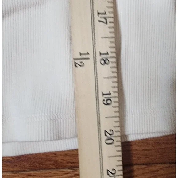 By ANTHROPOLOGIE Long Sleeve Top Cream Scoop Neck Peasant Cottage Boho‎ Small - Picture 7 of 8